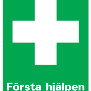 Skylt - Första Hjälpen A4 plast
