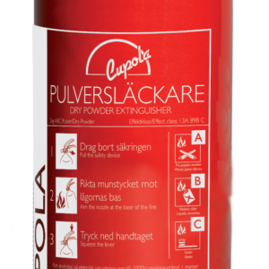 Pulversläckare 2kg - 13A/89B/C